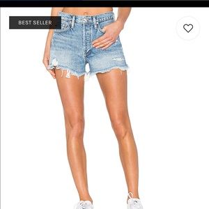 Agolde Parker Denim Shorts